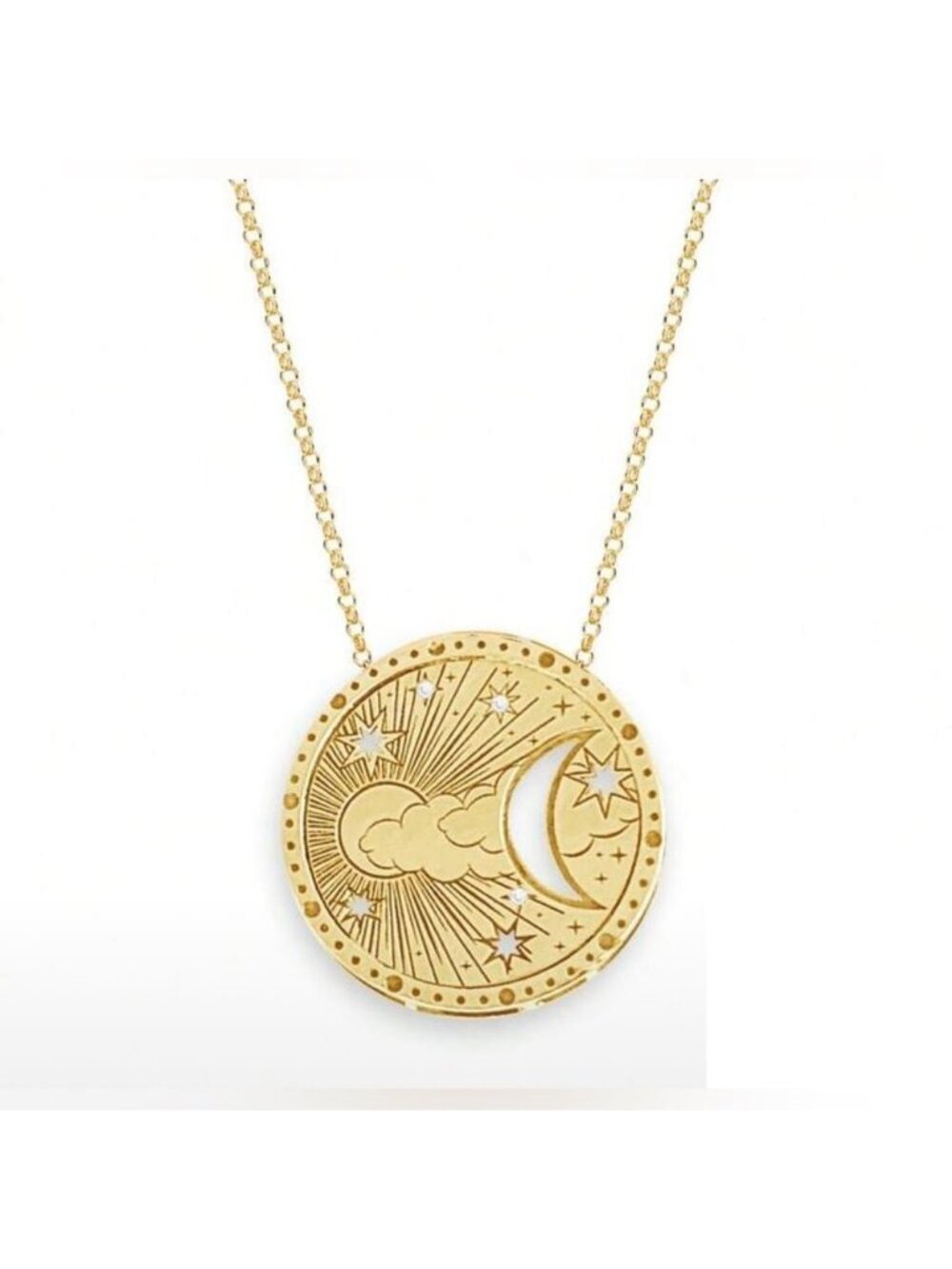 Boho moon Necklace M1562